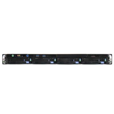 China 1U Storage Rackmount Server Powered by Intel E5-2600 v3/v4, E5-1600 v3/v4 processors with 4 x 3.5/2.5 inch HDD bay SS-104-C612D for sale