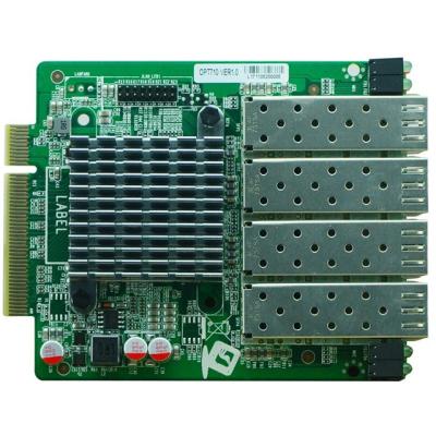 China Other XL710 processor 4 x 10GbE SFP+ NIC module for sale