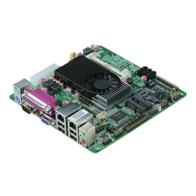 China Industrial Motherboard Intel 1037U / 10COM / ATM Mini Itx Dual 24 Bits LVDS / POS Machines Industrial for sale