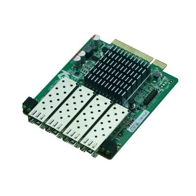 China Desktop China Supplier Latest 4*SFP+ 10G Ethernet NIC Ports Supported Network Controller Card for sale