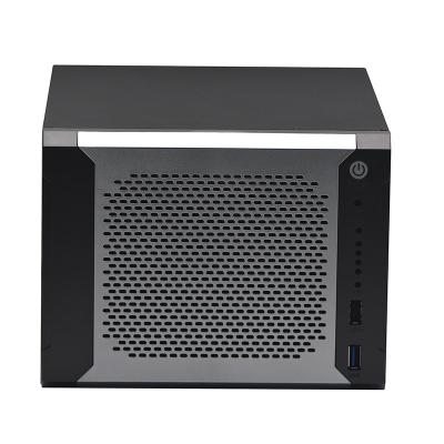 China Home NAS Storage Partition 4 Bay NAS Case with J1900 CPU NAS Motherboard for sale