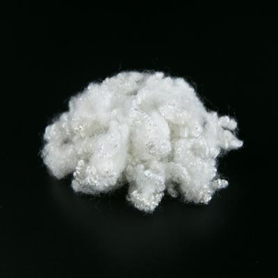 China Anti-deformation 100% Recycled Bottle Cutting Polyester Staple Fiber for sale