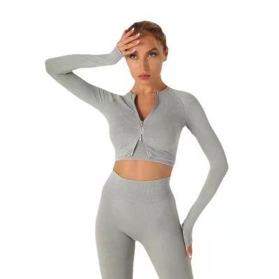 China Women Breathable Sportswear Set Gym Exercise Leggings Two Piece Fitness Wear Yoga Sets Sports Suits for sale