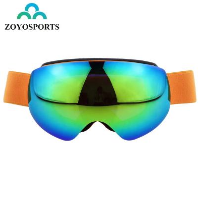 China Custom ZOYOSPORTS men's water motor ski goggles snow sports anti fog uv400 lens tpu frame snow ski goggles for sale