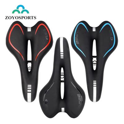 China ZOYOSPORTS Comfortable Soft Bike Leather Saddle Professional Road Mountain MTB Gel Bicycle Seat Saddle for sale