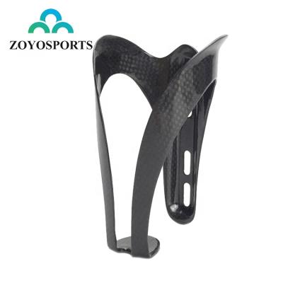 China ZOYOSPORTS MTB Carbon Fiber 3K Carbon Fiber 3K Bike Bottle Cage Road Mountain Lightweight High Quality Water Rack Bicycle for sale