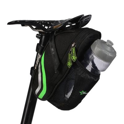 China Outdoor Cycling OEM Cycling Seat Post Saddle Bag Bicycle Water Bottle Carry Rear Bag MTB Road Bike Tail Bag for sale