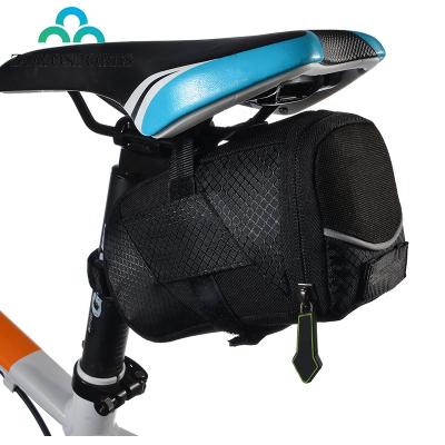 China Bicycle Cycle Saddle Bag Outdoor Recycling Customized High Quality Fabrics Bag Bike Tail Pocket Seat Saddle Bag for sale