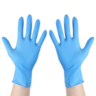 China Good Factory Price Nitrile Family Safety Non Sterile Food Waterproof Disposable Hand 100% Medical Nitrile Gloves for sale