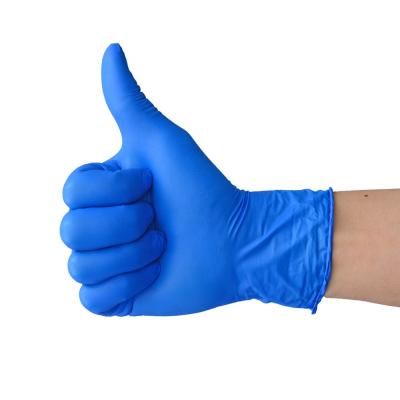 China Black Water Proof NITRILES Gloves Anti Slip Blue Gloves Anti Static Gloves for sale