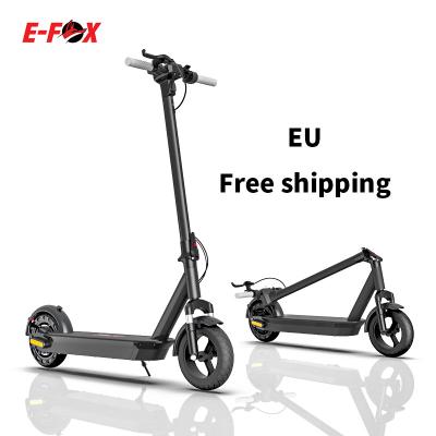 China Free shipping EU warehouse 500w unisex 10 inch fat tire electric scooters price 36v 15ah electric scooter for sale