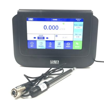 China High purity water conductivity meter with 7 inch touch screen and automatic temperature compensation for sale