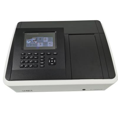 China 7 inch LCD Screen Economic Single Beam Visible Spectrophotometer 320-1100nm for Lab for sale