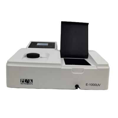 China 40*70mm LCD retroiluminado Display 4nm Single Beam Vis Spectrophotometer por Peak Instruments à venda