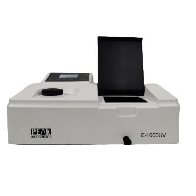 China Single Beam Optical System Manual Spectrophotometer 190-1020nm Uv Visible Spectrometer for sale