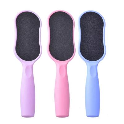 China Remove Foot Cullas Foot Scrubber Foot File Callus Remover, Sandpaper Plastic Fine Rough Double Sided Foot Care Pedicure Tool Remove Hard Skin for sale