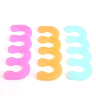 China Finger Toe Separators from Art Tools Brand New Custom Logo Bulk Export Professional Nail Art Tool Silicone Material Nail Beauty for sale