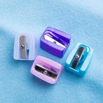 China Peel Bulk Single Hole Eyebrow Cosmetic Pencil Sharpeners, Large Makeup Pencil Sharpeners, Private Label Eyebrow Lip Eyeliner Sharpeners for sale