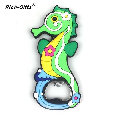 China Viable Cartoon Beer Bottle Opener Fridge Magnet Opener for sale