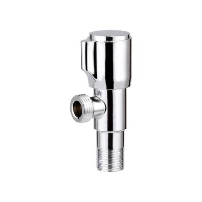 China 201 Plating 201 Stainless Steel Cold Water Washroom Shower Polishing Hot Angle Valve for sale