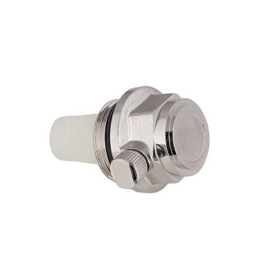 China Modern Brass Radiator Vent Valve Radiator Plug Turkey Vent Valve Breather Valve 1/2 3/4 for sale