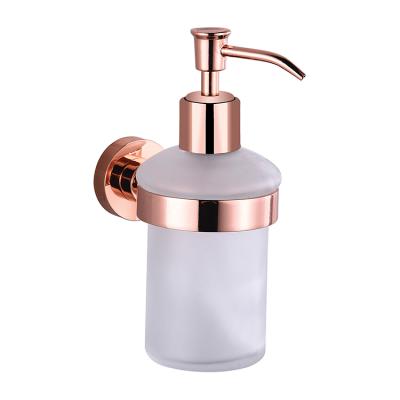 China Brass Foam Soap Dispenser Rose Gold Dispenser Soap Foam Dispenser For Liquid Soap for sale