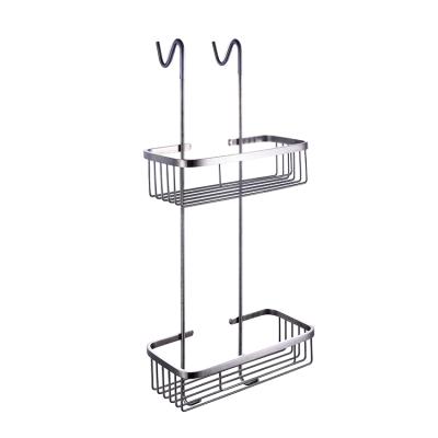 China Small Hanging Way Stainless Steel Wire Storage Baskets For Bathroom for sale