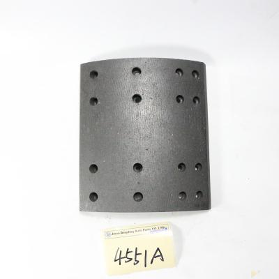 China good quality Non-asbestos brake lining HOWO 4515,4551,19094, manufacturer for truck and trailer for sale