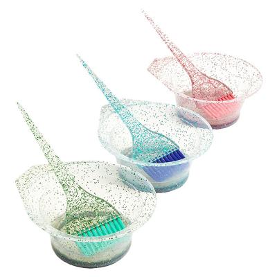 China Waterproof Hair Dye Color Brush Bowl Hair Tint Dying Dye Applicator Hairdressing Styling Dye Mixer Accessories for sale