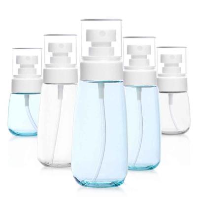 China Universal Refillable Portable Cosmetic Empty Spray Bottle Dispenser Travel 30/60/100ml Plastic Perfume Bottle Atomizer Container for sale