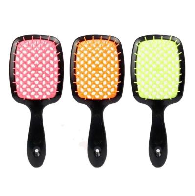 China Airbag Massage Comb Hair Brush Comfortable Hollowed Out Salon Hair Styling Factory Large Dish Combs Massage Hair Comb for sale