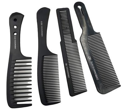 China Barber Comb Black Thickened Hair Cutting Comb Plastic Comb Home-use Plastic Men and Women's Styling Tools for sale