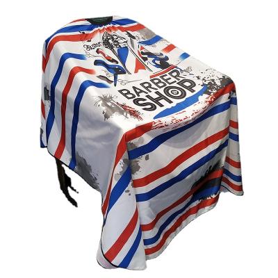 China Anti-Static Barber Hair Cutting Dye Apron Fashion Hairdresser Apron Hair Cut Hairdressing Gown Cape Barber Salon Styling Cloth for sale