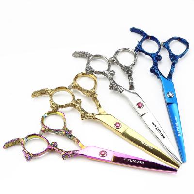 China Modern Retro Style Profissional Hairdressing Scissors Hair Cutting Scissors Set Barber Shears Barber Shears Haircutting Scissors for sale