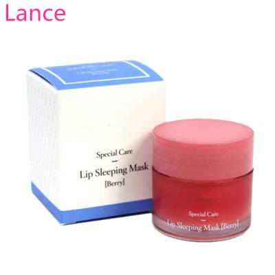 China Wholesale Organic Berry Lip Sleeping Mask Moisturizer OEM Collagen Lip Mask for sale