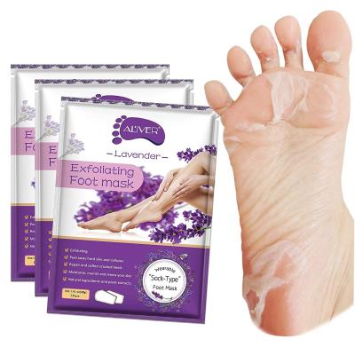 China Organic Foot Peeling Mask Foot Skin Remover Dead Foot Mask Peeling Exfoliating Foot Skin Care Feet Mask for sale