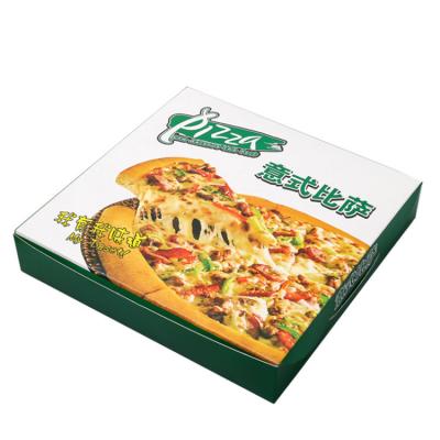 China Disposable Pizza Box For Packaging Top And Bottom Corrugated Cardboard With Your Own Design Printing for sale