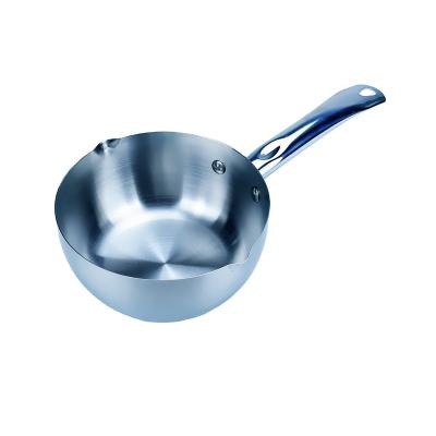 China New sustainable snow pot, stainless steel milk pot, kitchen pan for sale