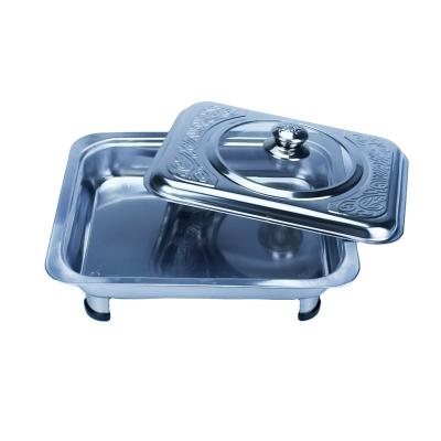 China High Quality Chinese Food Tray/Stainless Steel Stainless Steel Wholesale Price Viable Factory Sale Catering Serving Trays for sale