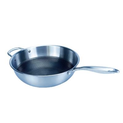 China Viable The Best Selling Food Grade Electromagnetic Frying Pan Stainless Steel Oven Uses for sale