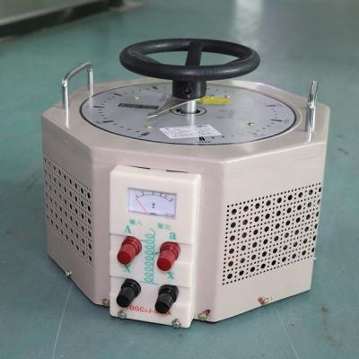 China SVC CE Single Phase Common Type AC Adjustable Contact Voltage Regulator 0-250V Variac Transformer With Motor for sale