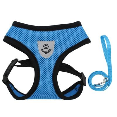 China Factory Sustainable Hot Sale Comfortable Pet Harness Set Breathable Pet Harness For Small Dogs And Cats for sale