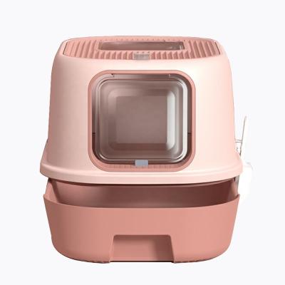 China Sustainable Automatic Cat Litter Box Amazon Top Vendor Self Cleaning Cat Toilet With Smart Drawer for sale