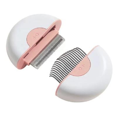 China Gemini Pet Cat Comb Brush Portable Popular Viable Remove Floating Hair and Massage Multifunctional Pet Comb for sale