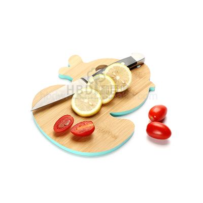 China Wholesale Eco-friendly Stocked Cartoon Kitchen Tableware Custom Chopper Bamboo Cutting Board for sale