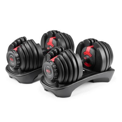 China Safe/Reliable/Durablel Trust Well Adjustable Dumbbell Set Gym Equipment Dumbbell Set Cheap AD 50kg dumbbel for sale