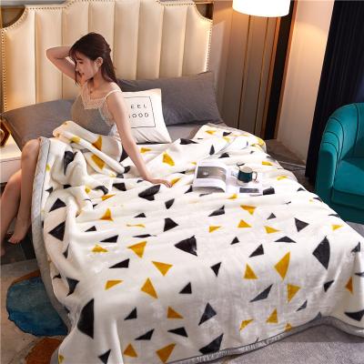 China Anti-Static Wholesale Custom New Design Raschel Blankets 2 ply Comfortable Fleece Blankets Hot Sale Raschel Mink Blanket for sale