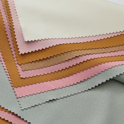 China Double-sided wear-resistant stretch fabric spandex fabric full color crepe sheer fabric B003 for sale