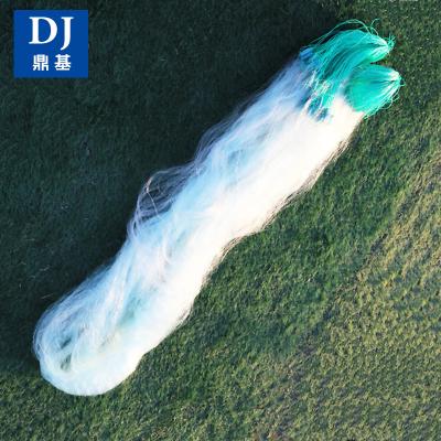 China Nylon Monofilament Fishing Net Monofilament Three Layer Gill Nets With Lead Sinker And Float for sale