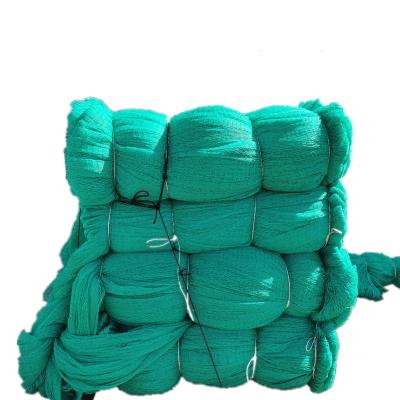 China High Strength Single Knot Double Knots Green PE Multifilament Nylon Fishing Net for sale